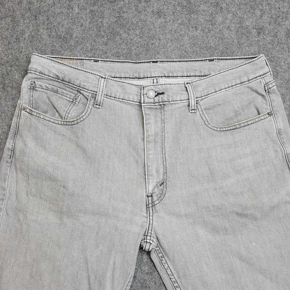 Levis‎ 514 Jeans Mens 38x30 Gray Denim Y2k Boho Streetwear Grunge Rodeo Red Tab